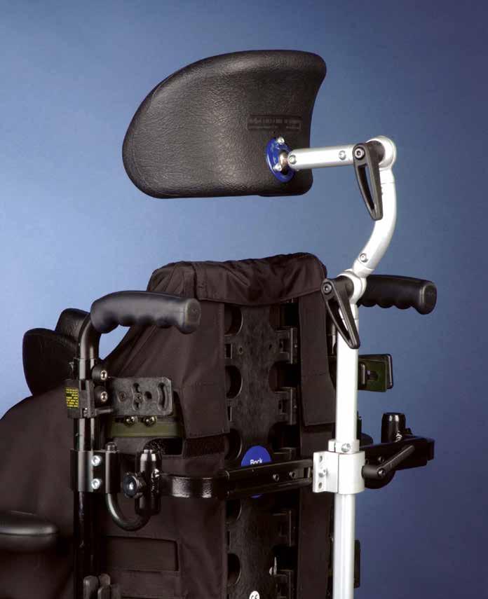 Headrests 1 Combined Head/Neckrest The anatomically shaped head/neckrest was designed for patients who have little control over head movement. It offers. excellent lateral flexion control.