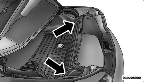 86 UNDERSTANDING THE FEATURES OF YOUR VEHICLE Cargo Shield The cargo shield is located in the trunk.