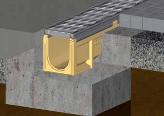 Concrete class C12/25 (D 400 E 600) 4 Foundation, mature soil 5 Prefabricated concrete sheets and / or stone systems 6 Paving bed 7 Wearing course 8 Bonding course