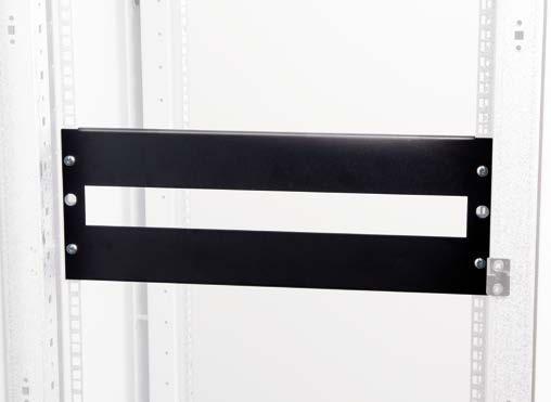 Support and din guides for rack fixed frame Modular