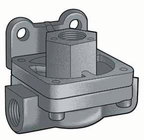 To allow the brakes to release quickly and fully by discharging the application air near the brake chambers.