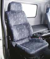 RADIO/SPEAKERS Improved comfort for occupants of Wide Cab models.