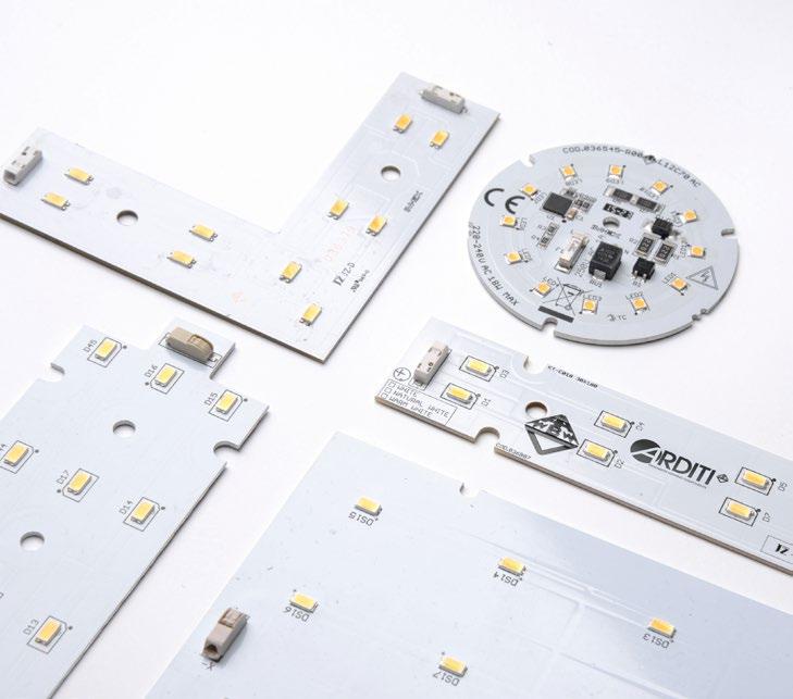 Moduli LED LED modules Moduli LED disponibili in diverse configurazioni per alimentazione e per settore di utilizzo.