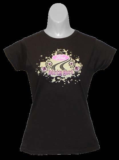 BDFMSTL123 - Ladies Ford Dirty Girl Shirt $20 - $22 This very feminine styled shirt is a great chocolate brown shade made from ringspun cotton for softness and a fitted style comparable to a juniors