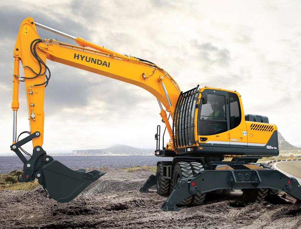 Pride at Work Hyundai Heavy Industries strives to build state-of-the art earthmoving equipment to give every operator maximum performance, more precision, versatile machine preferences, and proven
