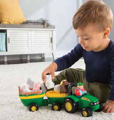 Preschool Toys ANIMAL SOUNDS HAYRIDE 34908 - Pack: 4 Hop aboard