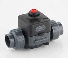 DKD/CP: simple, compact and light Direct action pneumatic valve consisting of three components: body, sealing diaphragm and cap,