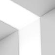companion luminaires dimensional data recessed wall to ceiling corner wall mount details 4.5" 114