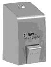 00 Seat Sanitizers 400ml Spray Seat Sani ser TRSZ5607 400ml Spray Soap Dispenser WHITE 4 in one Dispenser / with polygiene Life me warrantee each R 233.