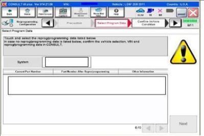 TROUBLESHOOTING More than one Part Number option is shown for reprogramming Use Part Number after reprogramming and Other information to select the correct option for the affected vehicle.