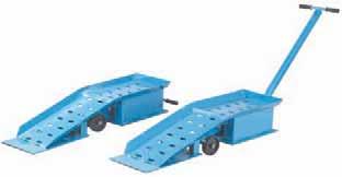 86 BAKE DUM DOLLIES OTC-5269 20 Ton Pair of WIDE Truck amps 33" retractable T-handle 10 ton capacity per ramp Tread width: up to 16" 47" L x 18.25" W x 9.