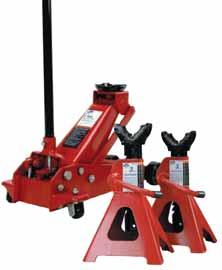 5" to 18" Aluminum jack stands (No.1582) with a height range of 10-1/4" to 15-1/4" $618.