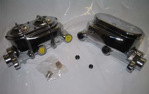 The majority of Hoppers Stoppers kits require a 1-inch bore master cylinder; larger cars use these as standard.