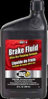 (946 ml) bottle BG 402 Brake & Contact Cleaner Improves efficiency of braking systems, aids in elimination of brake squeal and chatter.