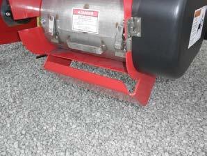 The conveyor drive end should be inspected and cleaned every 40 hours or weekly for the same reasons.