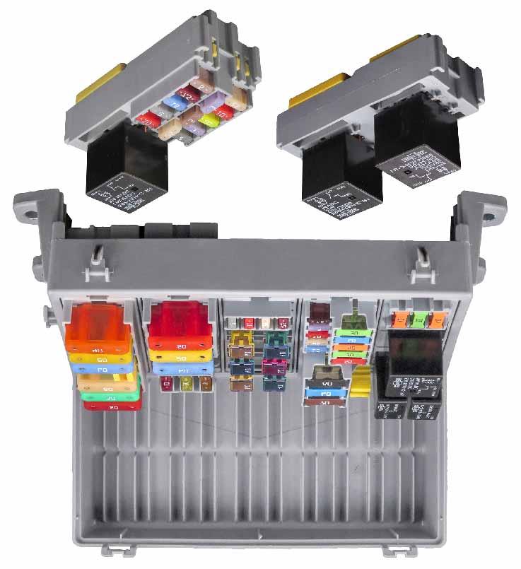 MODULAR FUSE AND RELAY MODULES Product Outline. The modular fuse & relay power distribution unit is perfect for adding electrical circuits to cars, buses, trucks etc.