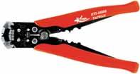 KTI56208 Self Adjusting Wire Stripper Automatic wire stripper, wire cutter and crimping tool for solderless terminals.
