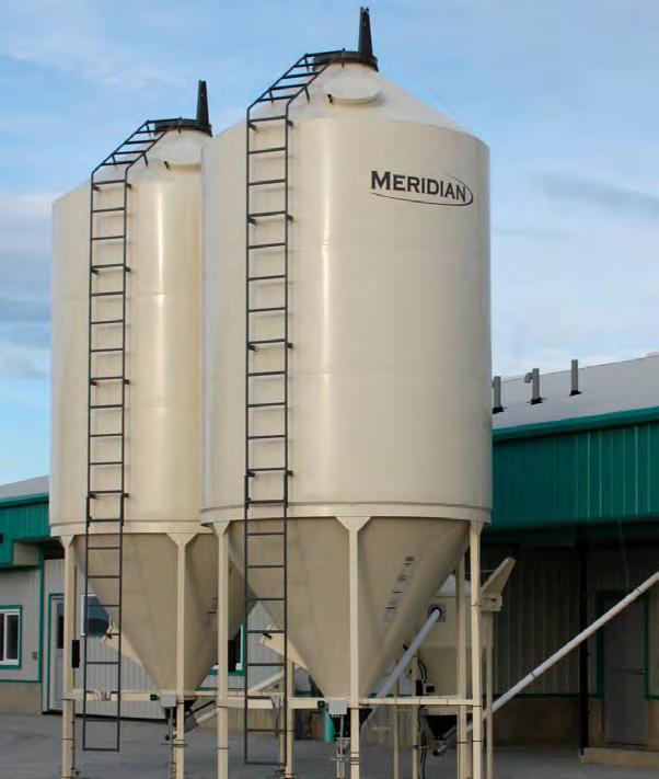 QUALITY & MANAGEMENT. Meridian s SmoothWall Feed bins are designed with feed quality and management in mind. The advantage of Meridian s SmoothWall design is very evident in feed storage.