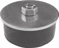 Body of plug is specially compounded Neoprene, resistant to heat, antifreeze, and rust inhibitors. Expands as much as 1/8 to seal tightly against irregularities. METRIC Stock No. Size Metr. Equiv.