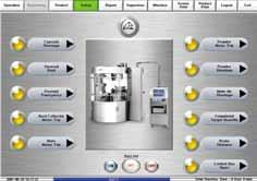 Production Management Function This screen displays all necessary parameters and system environments for production and allows you to set up the name, manufacturer s serial