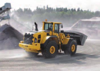 Excellent visibility See it all and do it all in your Volvo wheel loader.