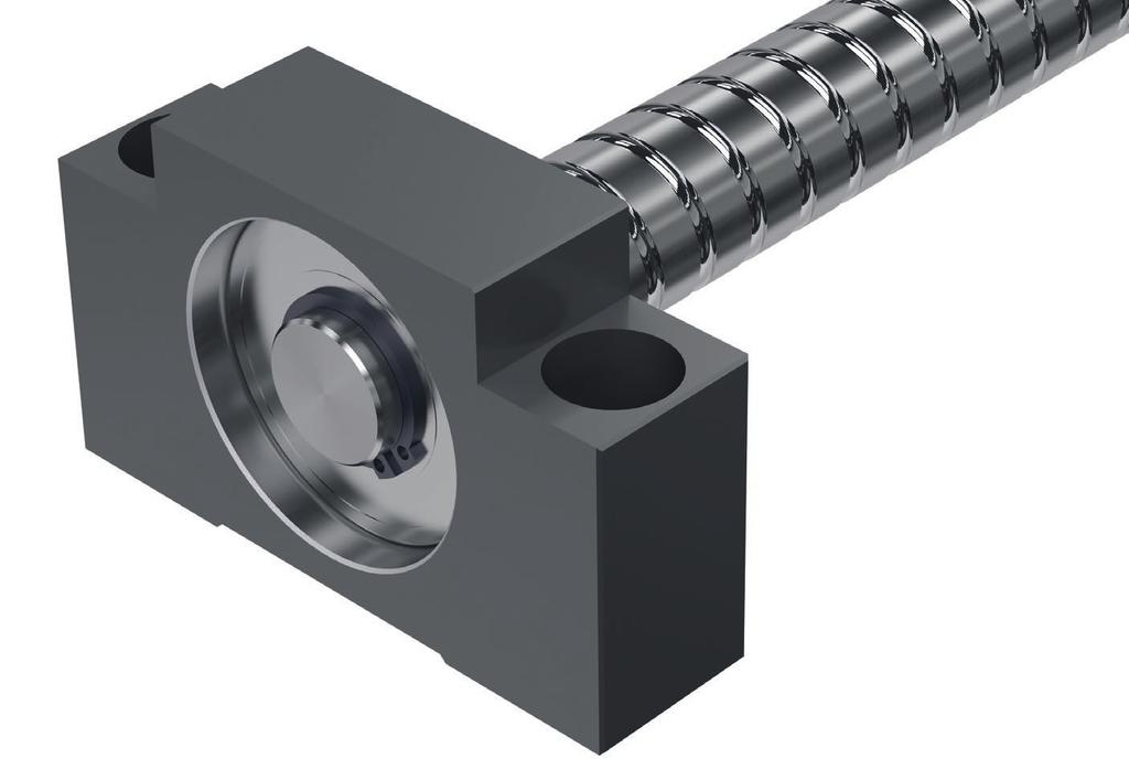 120 Screw Assemblies Ball Screw Assemblies BASA Accessories Pillow Block Unit SED-L-S assembly Floating bearing with deepgroove ball bearing The pillow block unit consists of: