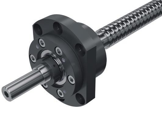 Adaptation to DIN 69051 or ISO 3408 Screw-in nut ZEV-E-S: higher load