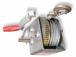 30 TRAILER WINCHES Trojan Manual Winches are a high quality product especially suited for use on boat trailers but are also suitable for any general