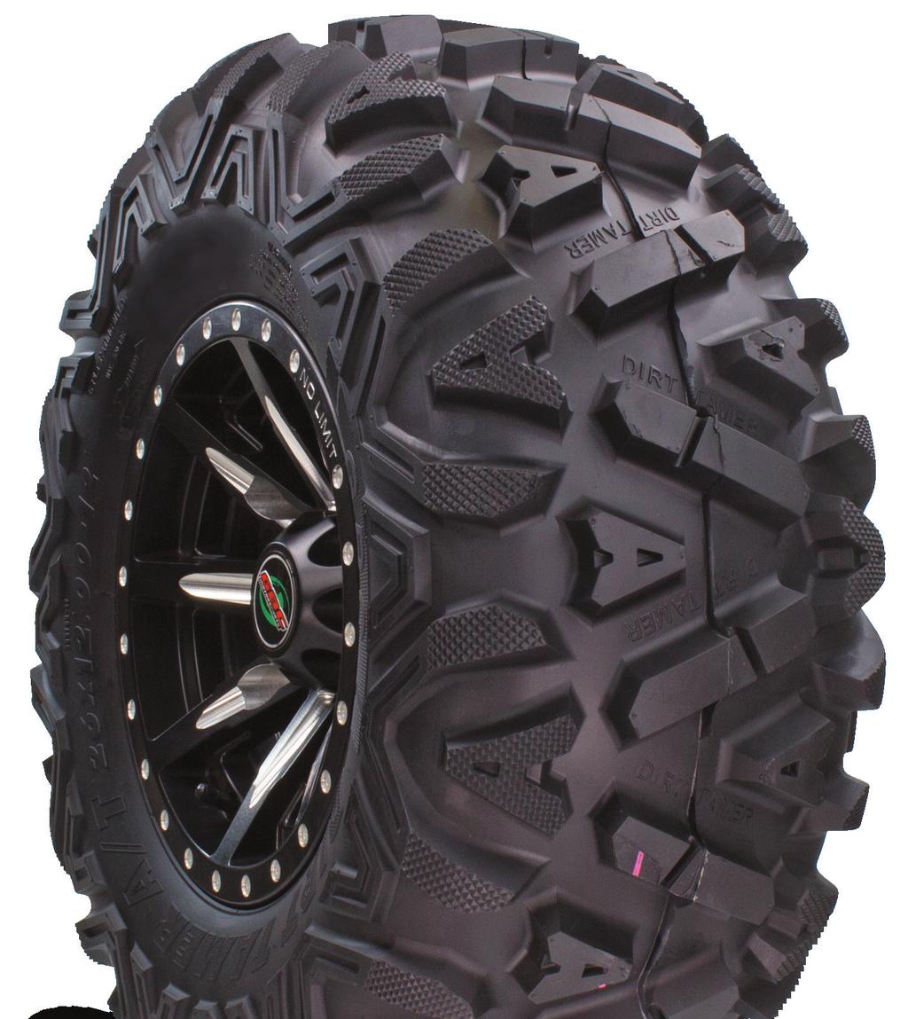 lugs for added protection Popular non-directional tread design 6-Ply rated durable