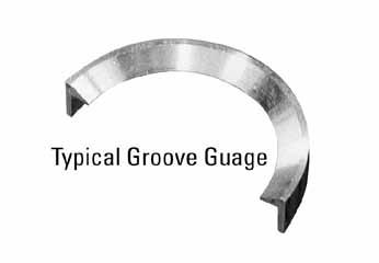 Roller and Idler 2752341 Track Bushing End Groove Gauges (Continued) 2615143 4C-8605 Track Bushing Groove Gauge SMCS Code: 4170-040 Model: D8N, D8L, D7H Model Track Seal Seal Installer Groove Gauge