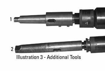 Roller and Idler Illustration 3 - Additional Taper Tools 2695088 Item Part Number 1 177-9710 Morse Taper