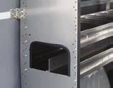 5-shelf (1) 12 H x L locking cabinet 12 W x 6 H pipe tray with divider (1) swivel hook (1) H x 60 L 7-shelf