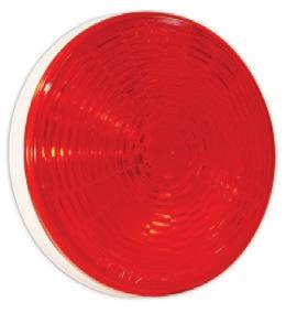 Stop/Tail/Turn Lamps 55 Grote Select 4" LED Stop/Tail/Turn Faster light-on response time provides greater stopping alert distance than incandescent lamps Longer life and less current draw than