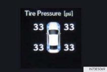 Tire Pressure Warning System Your vehicle is equipped with a tire pressure warning system that uses tire pressure warning valves and transmitters to detect low tire