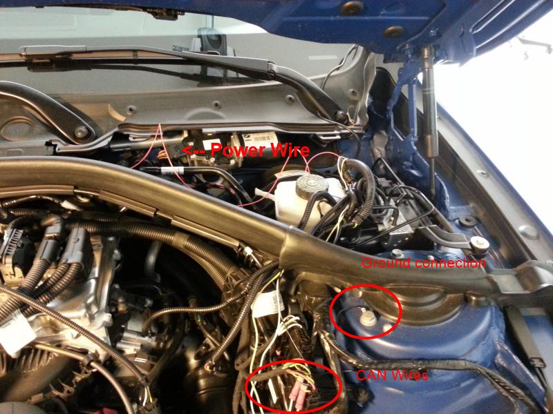 Step 6: JB4 only wires. Red, black, green, and brown. Note JB4 electronic wastegate (EWG) models do not have a separate power and ground wire.