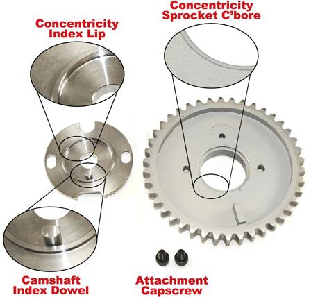 The sprockets are precision machined from premium billet steel on our state-of-the-art CNC equipment.