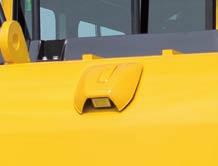 Highest Safety Standards Short tail swing radius Measuring only 1,85 m, the tail of the PW148-10 is more compact than on conventional models, with less need for the operator to worry about movement