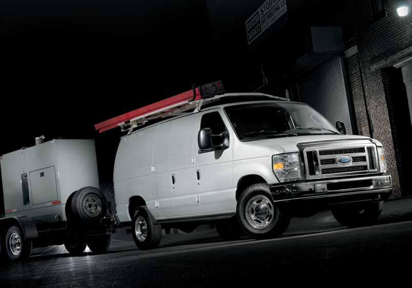 E-Series Vans can confidently tow up to 0,000 lbs. with the help of smart features like standard telescoping trailer tow mirrors and Roll Stability Control. On the 6.