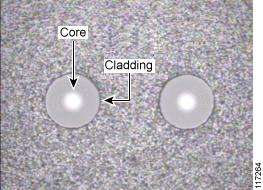 Illustration Figure 14: A Clean Connector Description Figure 14 shows a clean single mode ceramic endface at 200x magnification. Note: Sometimes the core is not illuminated.