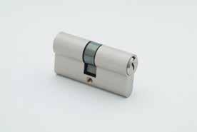 EURO PROFILE CYLINDERS Cylinder and Turn Double Cylinder Technical Specifications Functions Finish Warranty Compatible Locks --Universal applications Cylinder and turn (5 Pin SCP 7 year --ME Series