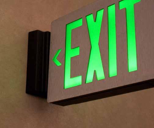 EXIT / EMERGENCY Exit / Emergency Our LED exit
