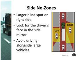 Stop-lines are designed to set motorists farther back at an intersection in order to give larger vehicles more turning space. These are called staggered stops.