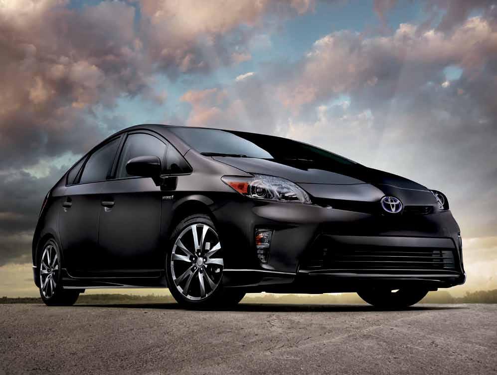 The Prius PLUS Appearance Package adds a sporty touch to the styling of the Prius.