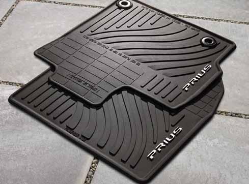All-Weather Floor Mats (B) Count on these rugged all-weather floor mats 3 to help protect the vehicle s original carpet.