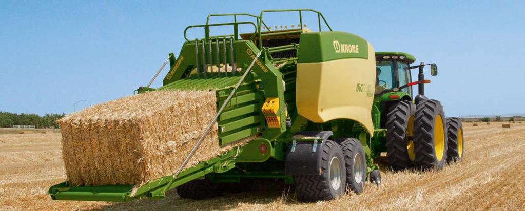 Perfectly knotted every time The KRONE knotting system delivers a high-density and firm bale every single time.