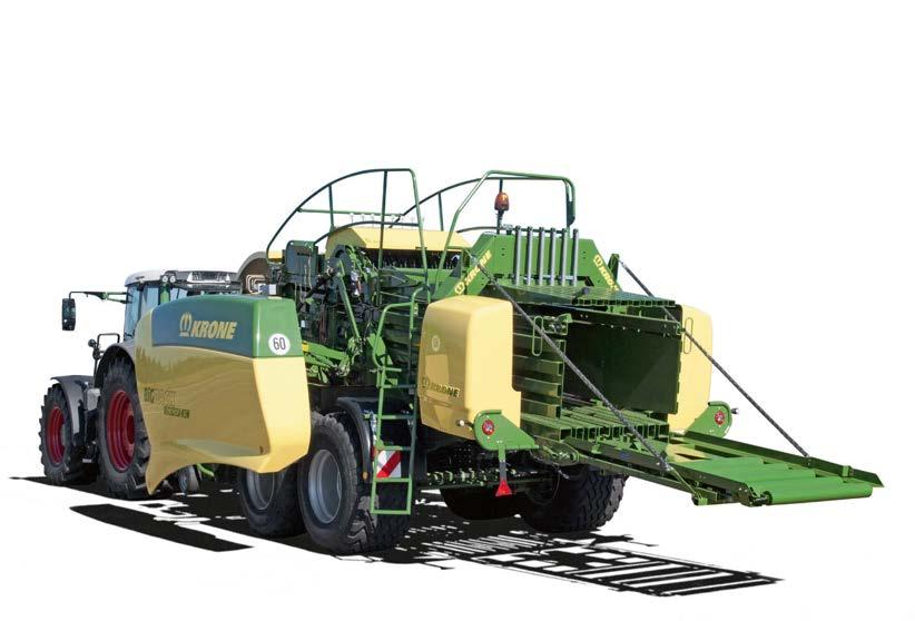 Taking baling to a new dimension Up to 70 % higher throughput or up to 10 % higher bale density than the BiG Pack HDP these were the ambitious targets the KRONE engineers