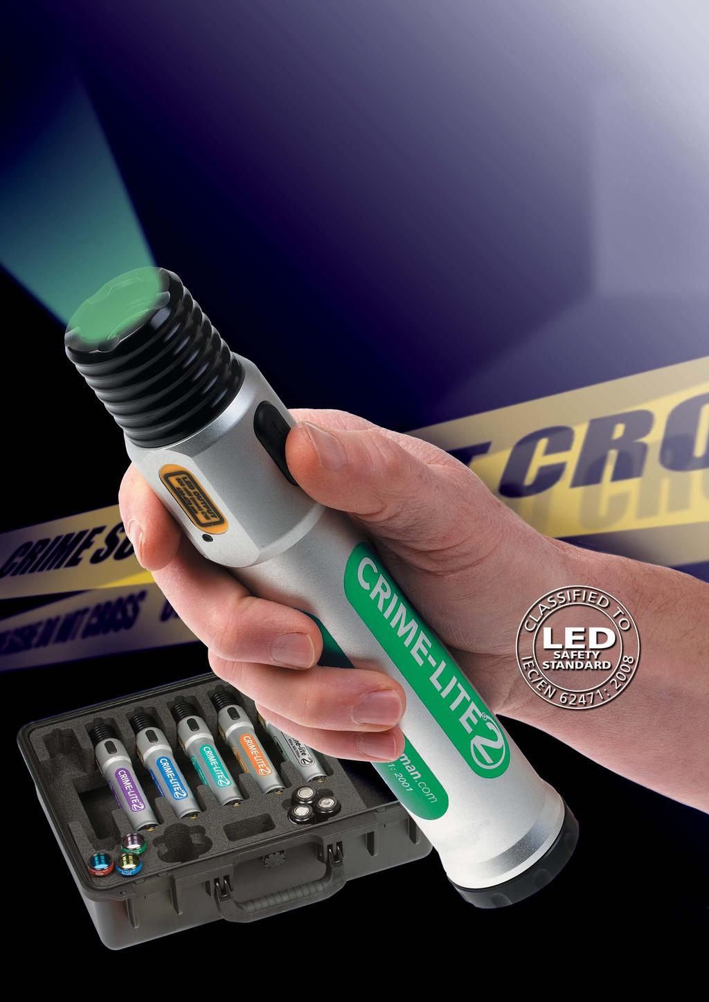 FF(UK):08/11/A Crime-lite 2 a new and improved range of forensic light sources Higher intensity Constant light