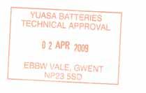 BERR Statement Material Safety Data Issue Level 3, Issue Date 19.02.2008 Product: Batteries, Wet, Filled with Acid 1.