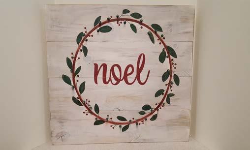 Christmas Craft Workshop 2017 Page 3 #5 Noel Pallet Price: