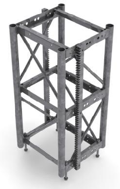 Mast unit of 17 ¾ x 17 ¾ x 60 (M5 rack) Used for the mid-range SEH 3300 and 4500L.